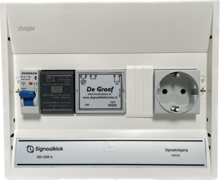 Complete Signaalklok met 1 uitgang